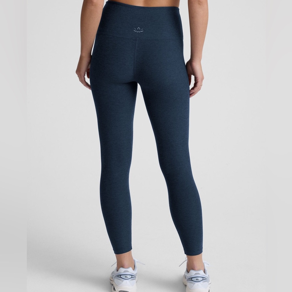 Beyond Yoga Spacedye Caught In The Midi High Waisted Legging Navy Small